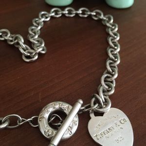 Tiffany &Co. Heart Toggle Necklace